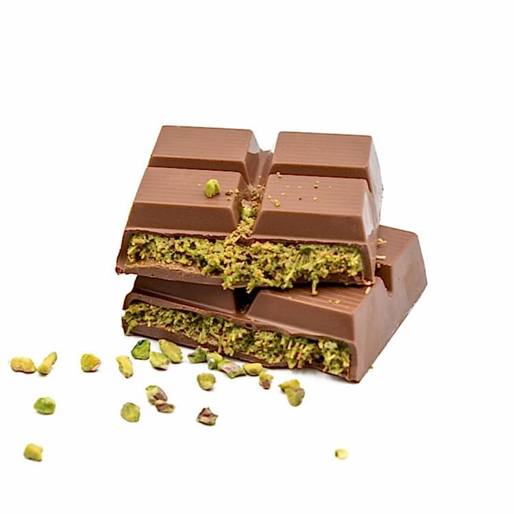 Kadayıflı Antep Fıstıklı Sütlü Çikolata