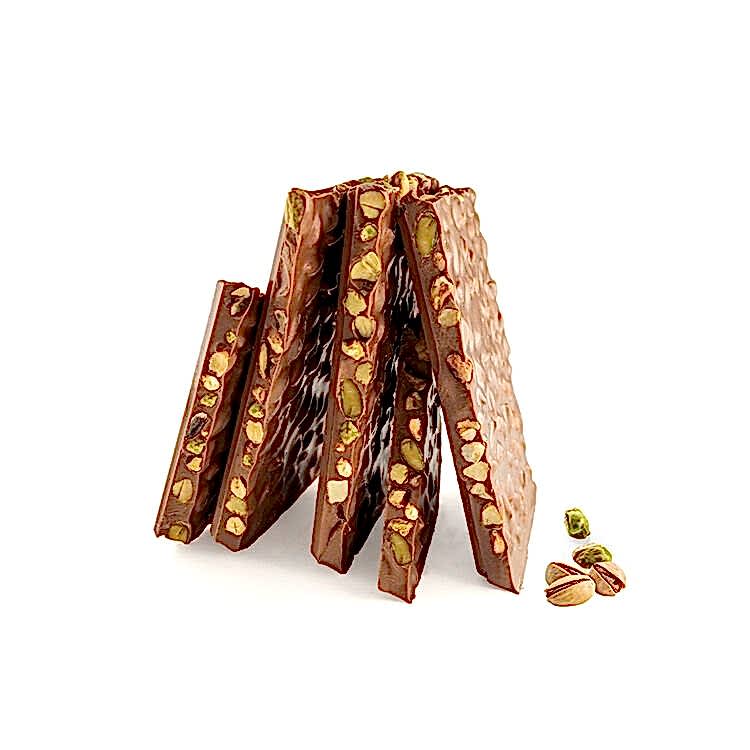 Antep Fıstıklı Sütlü Kırma Çikolata